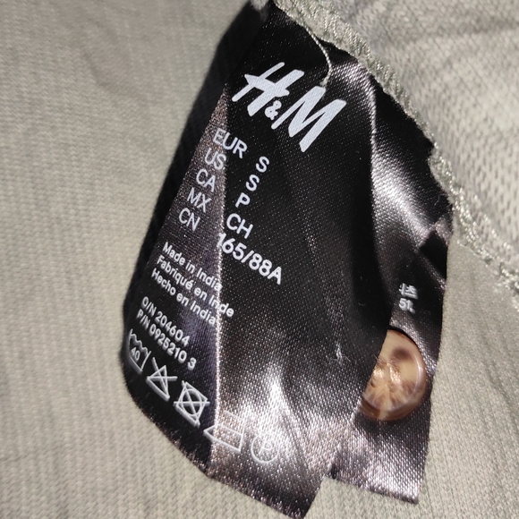 H&M olive Green Corduroy Shirt - Picture 4 of 12